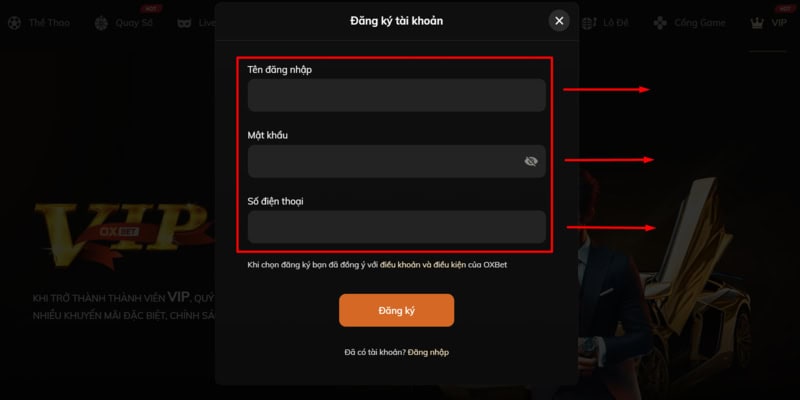 Hướng dẫn đăng ký oxbet chi tiết và nhanh chóng cho người mới